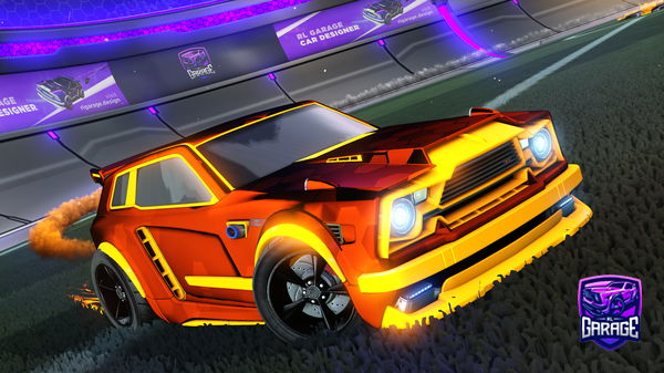 A Rocket League car design from FastandCurious