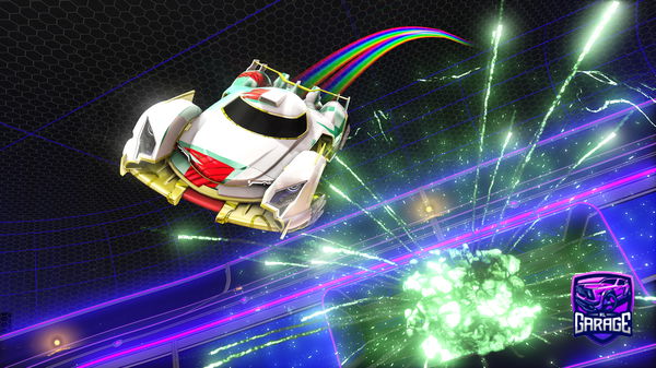 A Rocket League car design from Wabelack