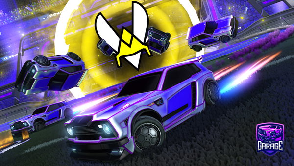 A Rocket League car design from Fehdoum