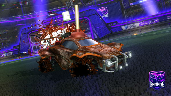 A Rocket League car design from Ludoxx2