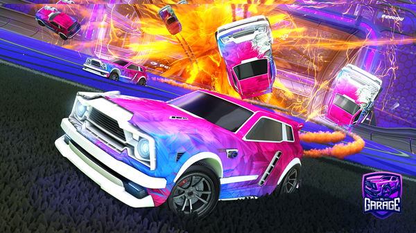 A Rocket League car design from LMKatb