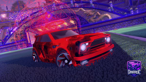 A Rocket League car design from GBTzombie