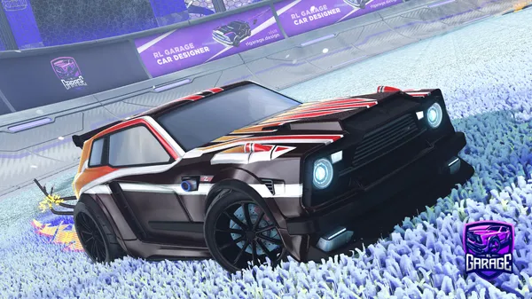 A Rocket League car design from -Goose-