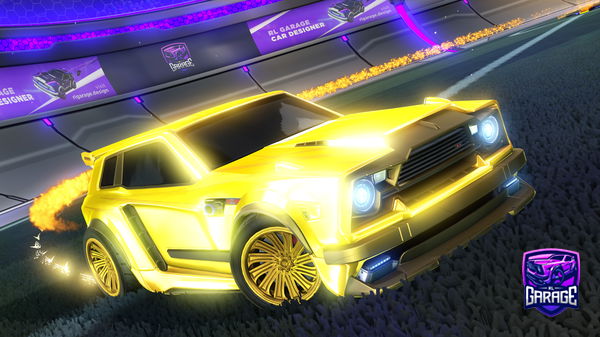 A Rocket League car design from zaddation