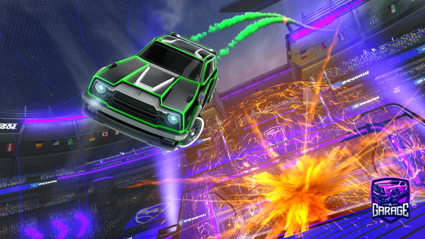 A Rocket League car design from SchelckPoirot