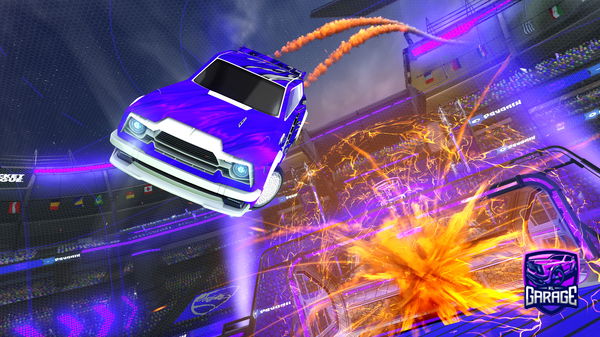 A Rocket League car design from aova