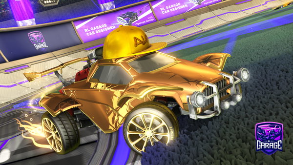 A Rocket League car design from Rambo92789