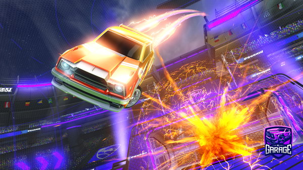 A Rocket League car design from gren4nja