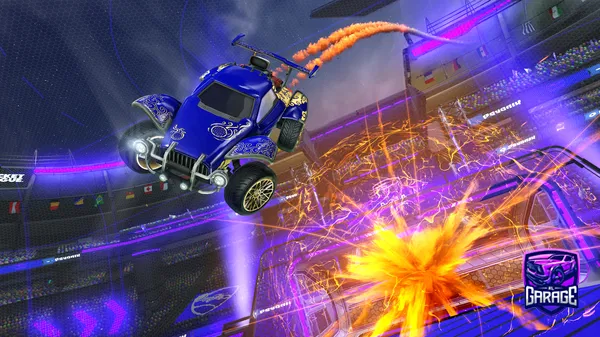 A Rocket League car design from N0BILL