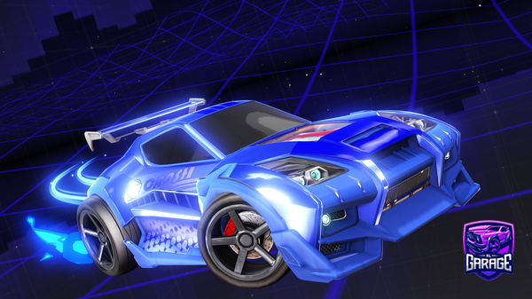 A Rocket League car design from Mazda3