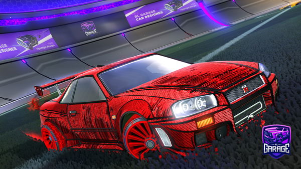 A Rocket League car design from ChuckNorris1583