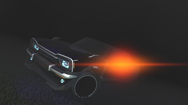 A Rocket League car design from Srisuroz