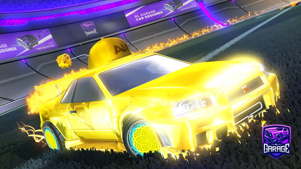 A Rocket League car design from Jebve