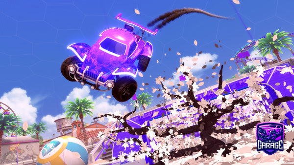 A Rocket League car design from Bossett