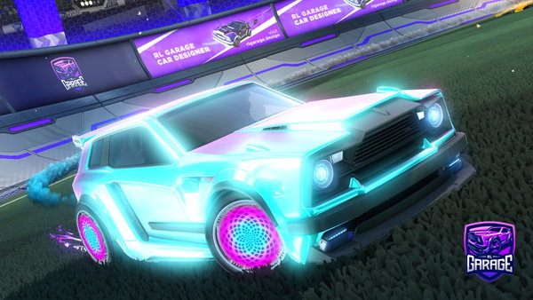 A Rocket League car design from spallette