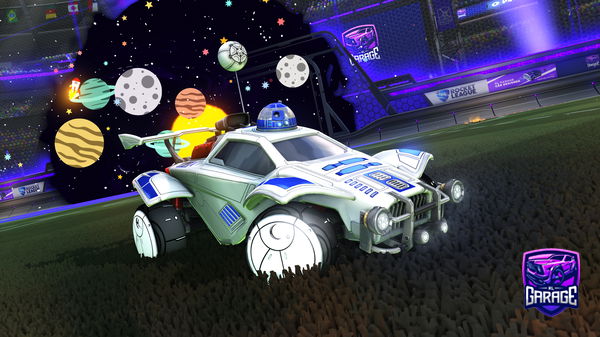 A Rocket League car design from galaxica