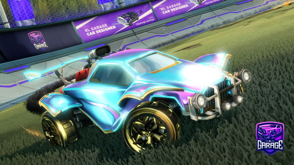 A Rocket League car design from Deathman401