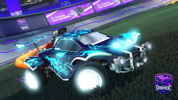 A Rocket League car design from Devoumofficial