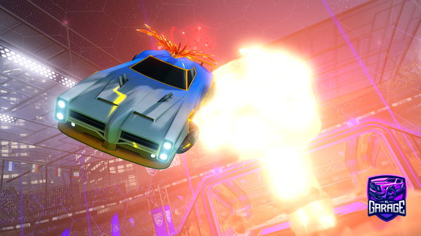 A Rocket League car design from CHIBIXofficial