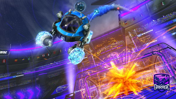 A Rocket League car design from SkiiPra