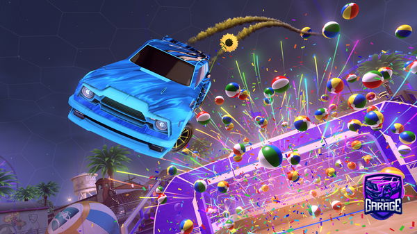 A Rocket League car design from PoggyPaulinylol