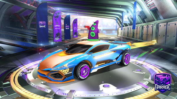 A Rocket League car design from Freestyleiscool