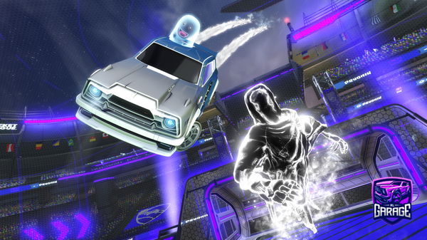 A Rocket League car design from Boxcometomyhand