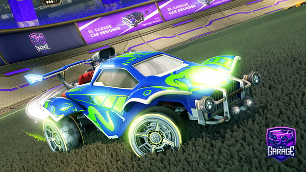 A Rocket League car design from Beefsnekky