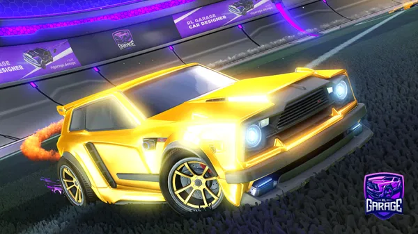 A Rocket League car design from CHATGAJ