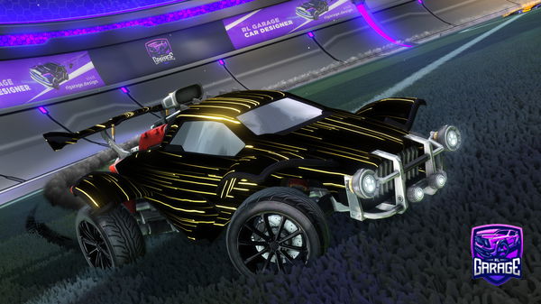 A Rocket League car design from marvelous182182