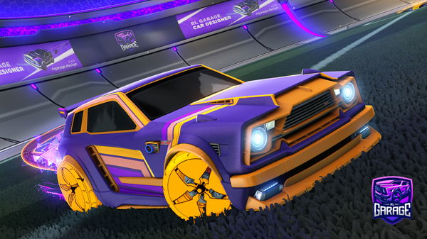 A Rocket League car design from PotatoFace15