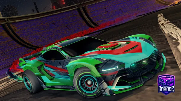 A Rocket League car design from SuperMommy