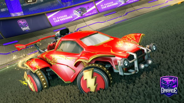 A Rocket League car design from DarkWolf_Justin7
