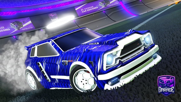 A Rocket League car design from Raprukainen