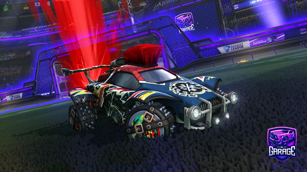 A Rocket League car design from DartAce91