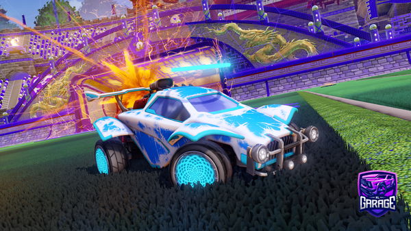 A Rocket League car design from Flkdjdkej