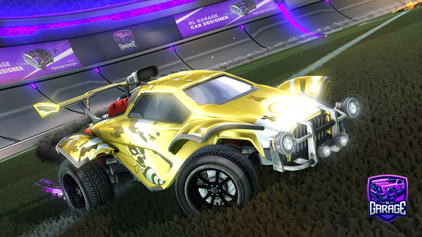 A Rocket League car design from Zakhasurback
