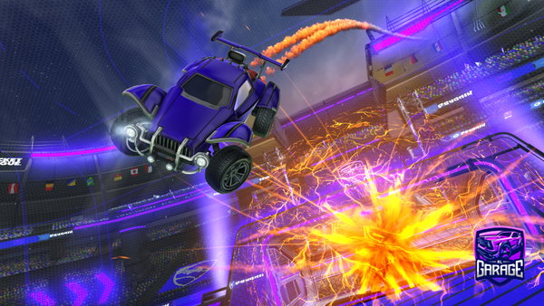 A Rocket League car design from The_MT21