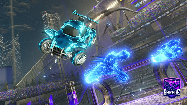 A Rocket League car design from sebas1237