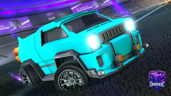 A Rocket League car design from Aqua28