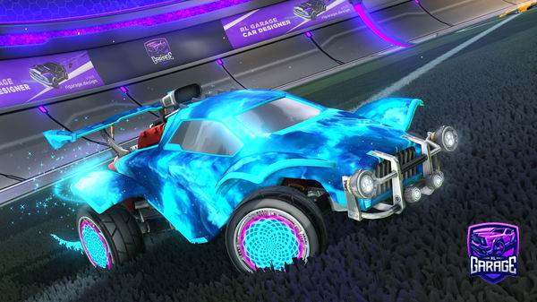 A Rocket League car design from tiktok_acelarl