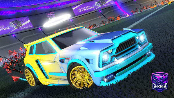 A Rocket League car design from RL-GHOST28