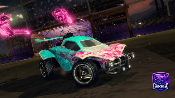 A Rocket League car design from Macofishy