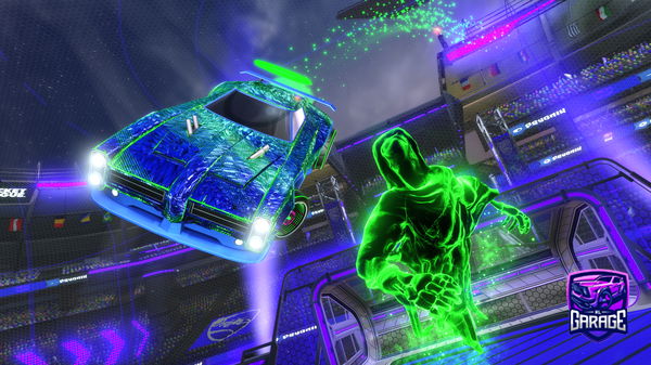 A Rocket League car design from phant0mb0y76