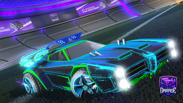 A Rocket League car design from Erykus102938