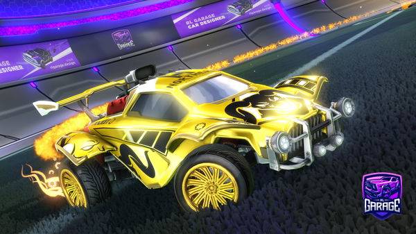 A Rocket League car design from HarbingerGXT