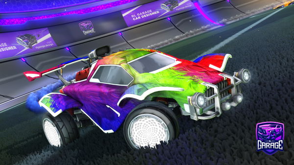 A Rocket League car design from Isksieiifgifj