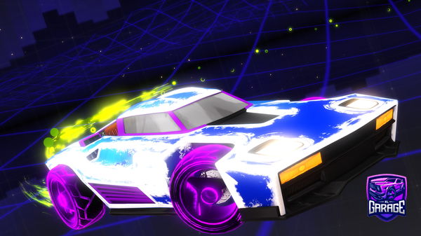A Rocket League car design from MTGX