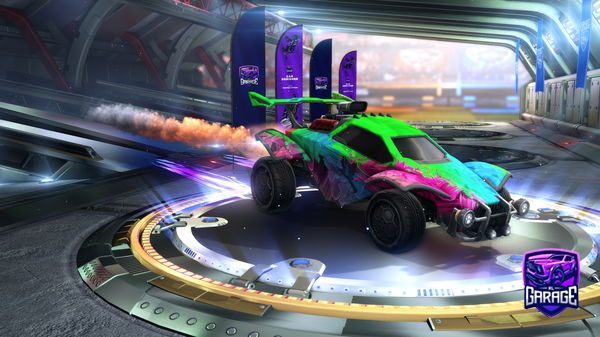A Rocket League car design from LUKAMAKESTRADES