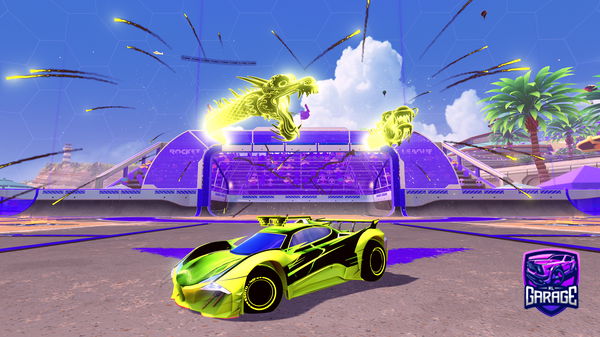 A Rocket League car design from PsychedGlitch